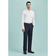 Mens Plain Flat Front pant