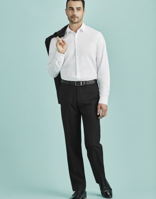 Cool-Stretch-Plain Pant Mens Adjustable Waist
