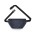 Waist Contrast Bag - Navy Thatch