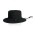 WIDE BRIM BUCKET HAT - Black