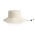 NYLON WIDEBRIM BUCKET HAT - Ecru