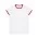 Womens Ringer Tee - White/Red
