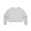 Womens Crop Crew - Grey Marle
