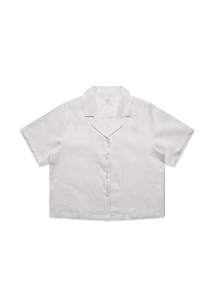 Womens Linen Ss Shirt