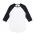 Raglan Tee - White/Navy