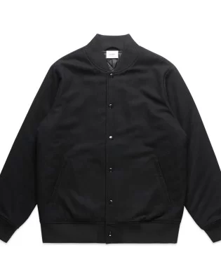 Mens Felt Bomber jacket