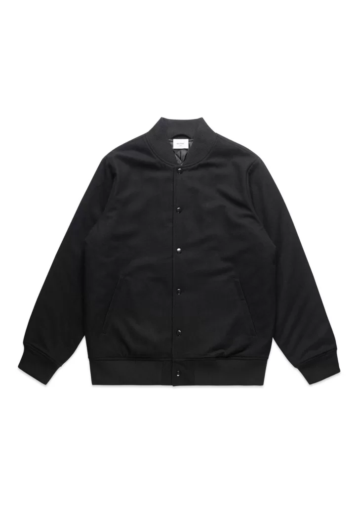 Mens Felt Bomber jacket