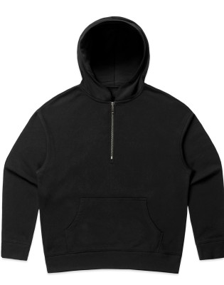 Womens Relax Half Zip Hood