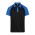 Manly Mens Polo - Black/Electric Royal