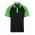 Manly Mens Polo - Black/Kawa Green