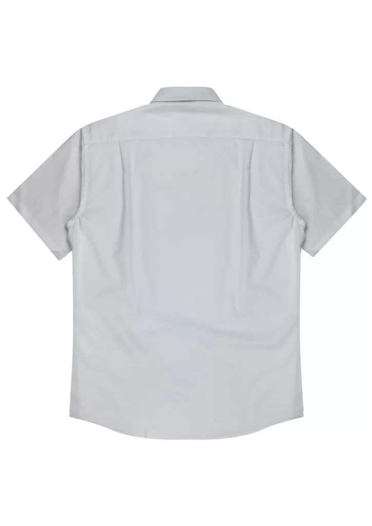 KINGSWOOD MENS SHIRT SHORT SLEEVE - 1910S KINGSWOOD MENS SHIRT SHORT SLEEVE - 1910S