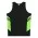 TASMAN KIDS SINGLETS - 3111 - BLACK/NEON GREEN