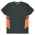 TASMAN MENS TEES - 1211 - SLATE/NEON ORANGE