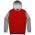 MONASH MENS HOODIES - 1530 - RED/GREY