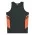 TASMAN KIDS SINGLETS - 3111 - SLATE/NEON ORANGE