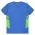 TASMAN KIDS TEES - 3211 - CYAN/NEON GREEN