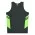 TASMAN KIDS SINGLETS - 3111 - SLATE/NEON GREEN