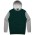 MONASH MENS HOODIES - 1530 - BOTTLE/GREY