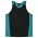 PREMIER KIDS SINGLETS - 3101 - Black/Teal