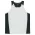 PREMIER KIDS SINGLETS - 3101 - White/Navy