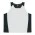 PREMIER MENS SINGLETS - 1101 - White/Navy