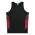 TASMAN KIDS SINGLETS - 3111 - Black/Red