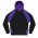 HUXLEY KIDS HOODIES - 3509 - Black/Purple/White