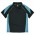 PREMIER LADY POLOS - 2301 - Black/Teal