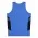 TASMAN KIDS SINGLETS - 3111 - CYAN/BLACK