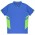 TASMAN KIDS POLOS - 3311 - Cyan/Neon Green