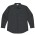HENLEY MENS SHIRT LONG SLEEVE - 1900L - Black/Silver