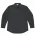 HENLEY MENS SHIRT LONG SLEEVE - 1900L - Black/Silver