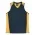PREMIER LADY SINGLETS - 2101 - Navy/Gold