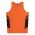 TASMAN KIDS SINGLETS - 3111 - NEON ORANGE/SLATE