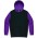 MONASH KIDS HOODIES - 3530 - BLACK/ELECTRIC PURPLE