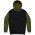MONASH KIDS HOODIES - 3530 - BLACK/MILITARY GREEN