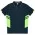 TASMAN KIDS POLOS - 3311 - NAVY/NEON GREEN