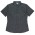 HENLEY LADY SHIRT SHORT SLEEVE - 2900S - Black/Silver