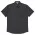 HENLEY MENS SHIRT SHORT SLEEVE - 1900S - Black/Silver