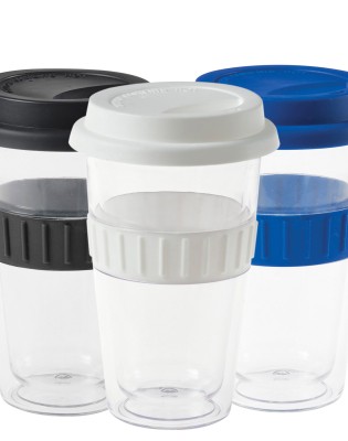 Plastic Double-Walled Mug