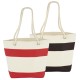 Capri Stripes Cotton Shopper Tote Capri Stripes Cotton Shopper Tote