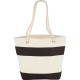 Capri Stripes Cotton Shopper Tote Capri Stripes Cotton Shopper Tote