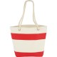 Capri Stripes Cotton Shopper Tote Capri Stripes Cotton Shopper Tote