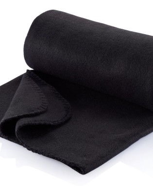Polar Fleece Travel Rug - Black