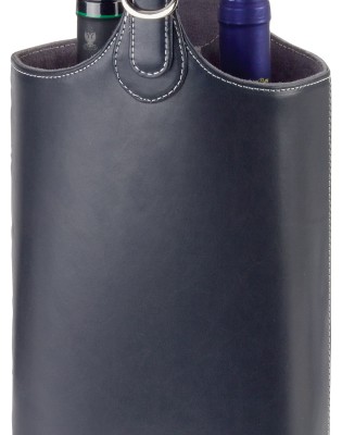 Bonded Leather Wine Carrier