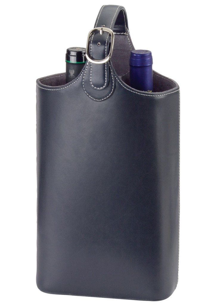 Bonded Leather Wine Carrier