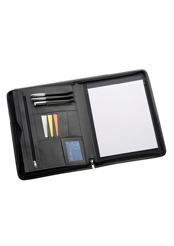 A4 Non-Leather Compendium - Black
