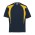 Dri Gear Spliced Zenith Tee - Navy/Gold