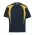 Dri Gear Spliced Zenith Tee - Navy/Gold