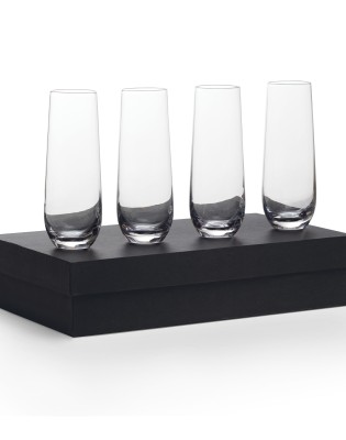 Stemless Champagne Flutes